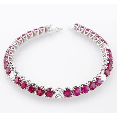 Diamant Rubin Tennis Armband 44,75 Karat Krappenset Damen Schmuck - harrychadent.ch