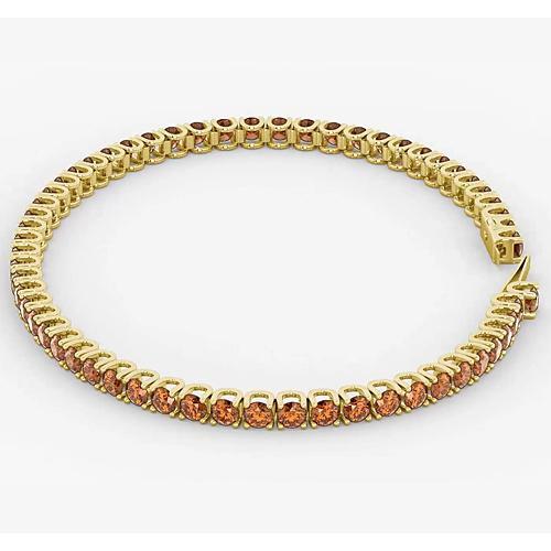 Orange Saphir Tennis Armband 5,90 Karat Schmuck Neu - harrychadent.ch