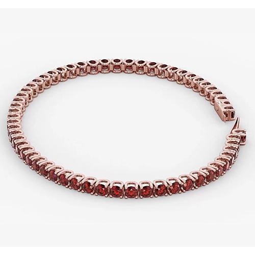 Ruby Tennis Armband Roségold 5,90 Karat Schmuck Neu - harrychadent.ch