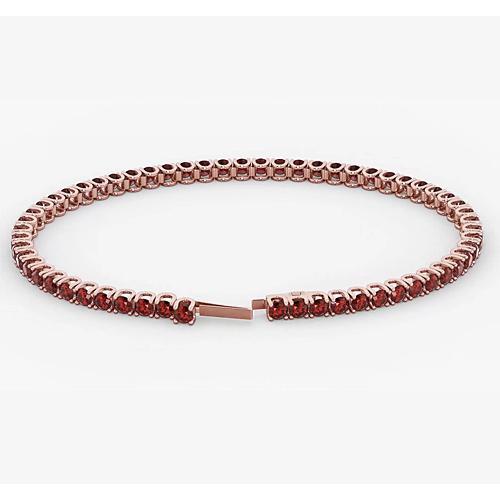 Ruby Tennis Armband Roségold 5,90 Karat Schmuck Neu - harrychadent.ch