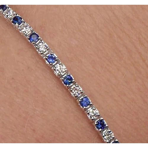 Saphir-Diamant-Armband