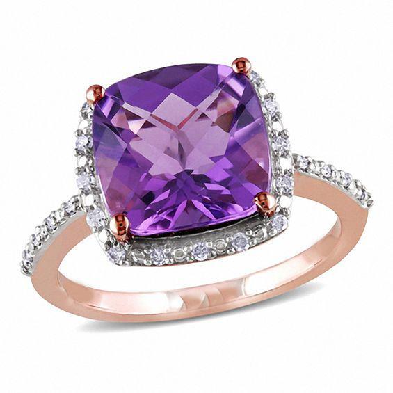 Amethyst-Cocktailring
