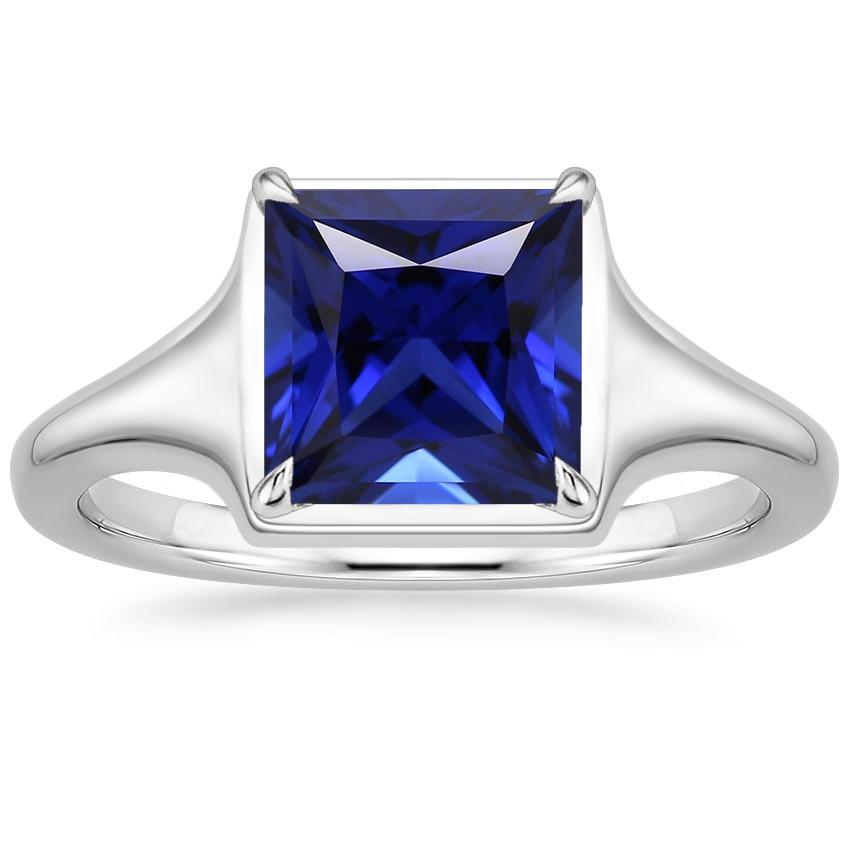 Damen Edelstein Solitär Ring Prinzessin Sri Lankan Saphir 5 Karat - harrychadent.ch
