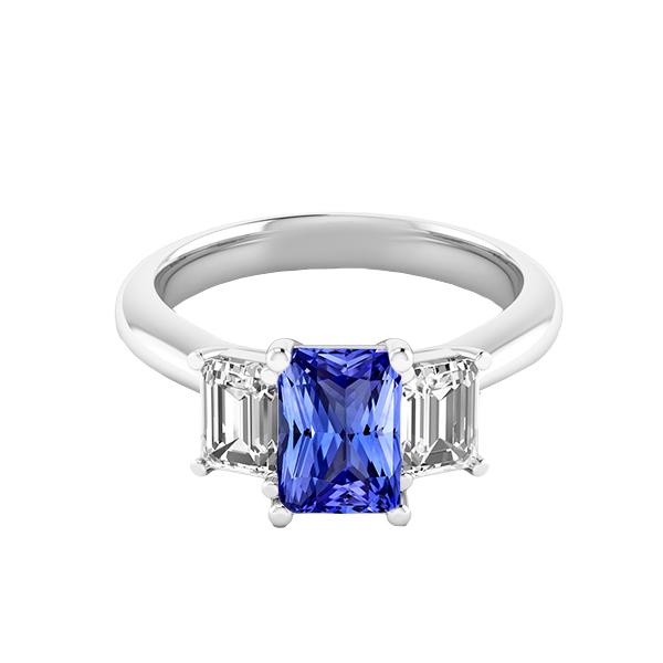 Damen Ehering Smaragd Diamanten 2 Karat Srilanka Saphir 3 Stein - harrychadent.ch