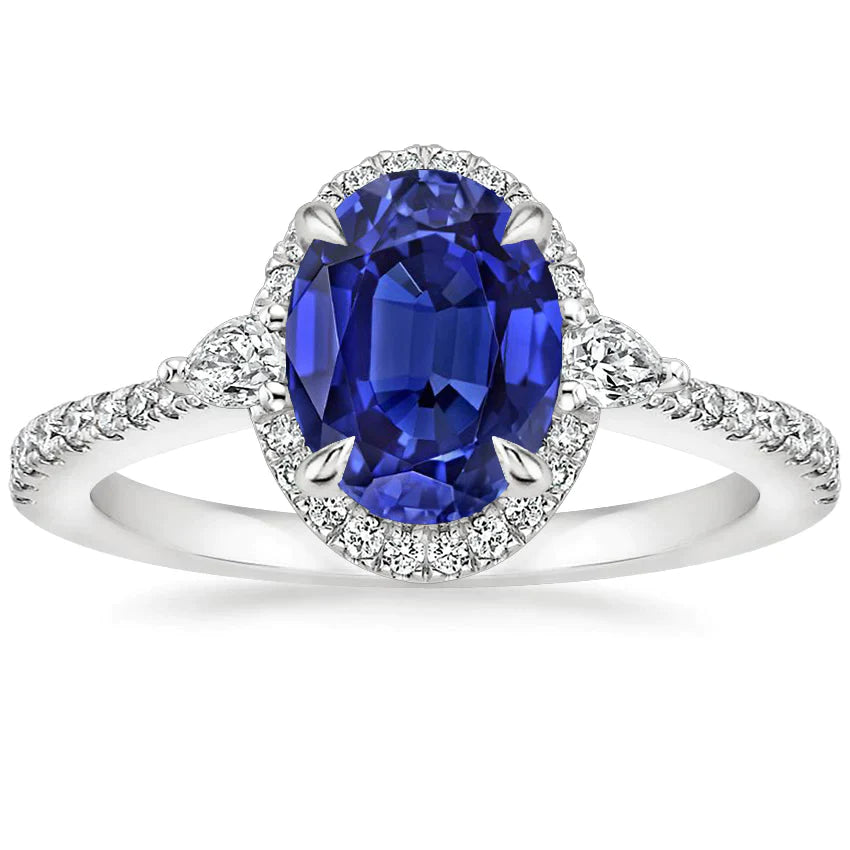 Diamant- Und Saphirring