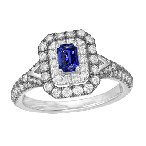 Gold Edelstein 5 Steine Sri Lanka Saphir & Diamant Ring 3,50 Karat - harrychadent.ch