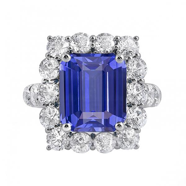 Halo Smaragd Ehering Ceylon Saphir Blume Stil 6 Karat - harrychadent.ch