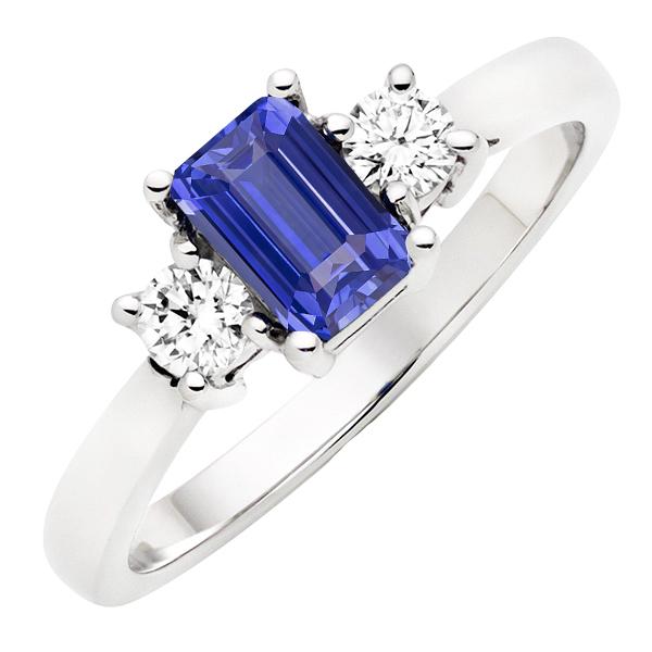 Smaragd Edelstein Saphir Ring Diamant 3 Steine Rundschliff 3 Karat Gold - harrychadent.ch