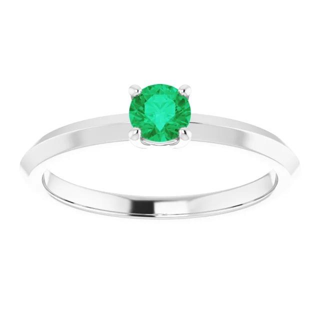 Solitaire Grüner Smaragd Ring 1,25 Karat Damen Schmuck - harrychadent.ch