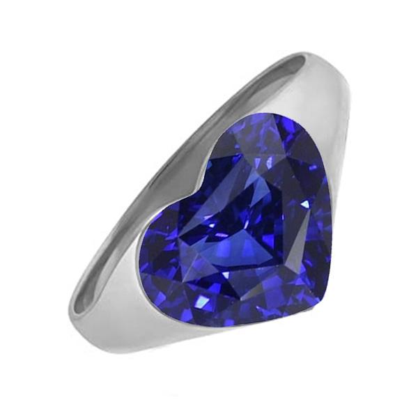 echter round diamant 3Karat ring Profilansicht