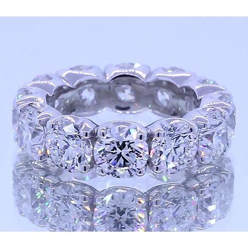 6 Karat Runddiamant Eternity Jubiläumsband Weißgold - harrychadent.ch
