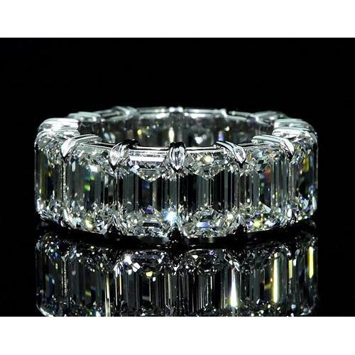 Ewigkeit Band 11,20 Karat Weißgold im Smaragdschliff 14K Neu - harrychadent.ch