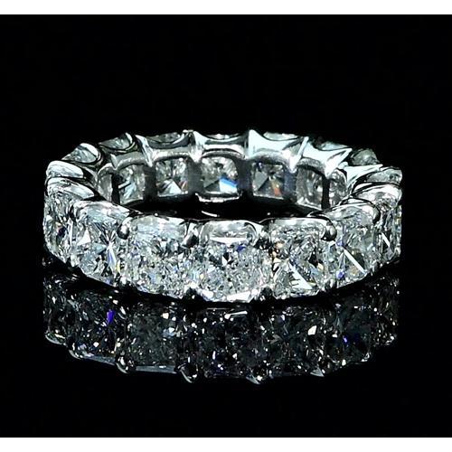 Kissen Diamant Ewigkeit Band 7,50 Karat Weißgold 14K - harrychadent.ch