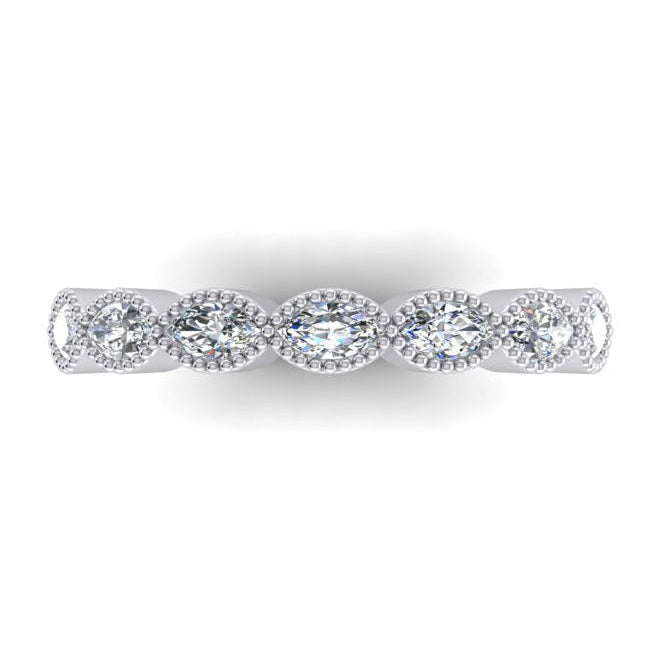 Kleines Marquise Diamant Ewigkeitsband