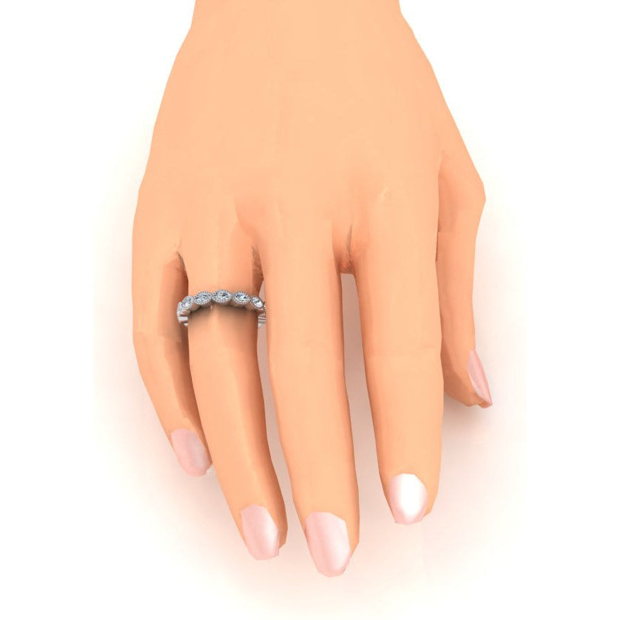 Kleines Marquise Diamant Ewigkeitsband