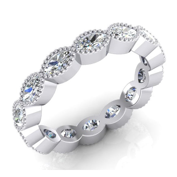 Kleines Marquise Diamant Ewigkeitsband