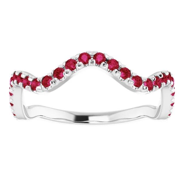 Ehering Roter Rubin 1,20 Karat - harrychadent.ch