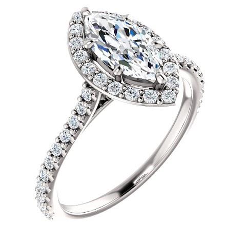 Marquise-Diamantring