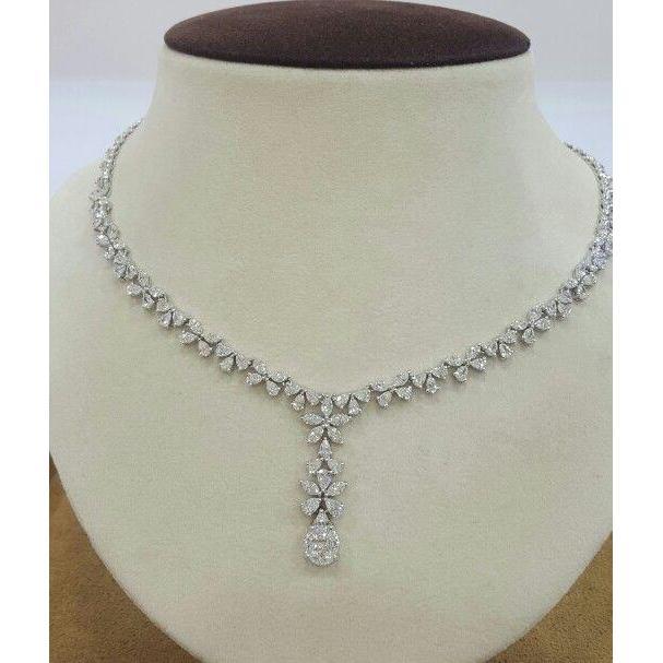 14K Weißgold Damen Halskette 27 Karat Neu - harrychadent.ch