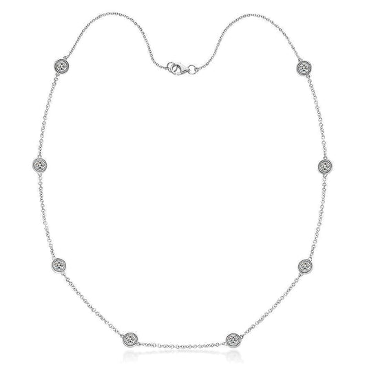 Kette-Diamant-Halskette