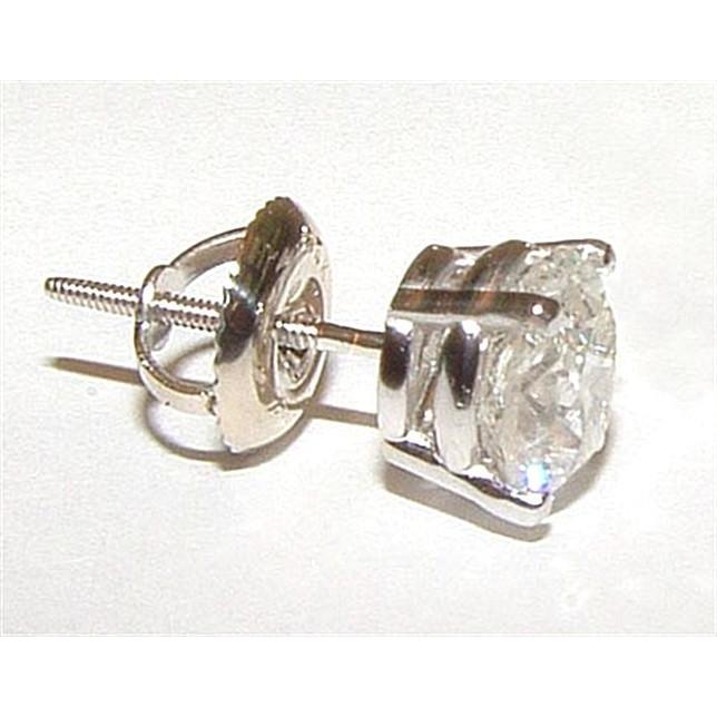2 karat diamant ohrstecker mann ohrring weißgold