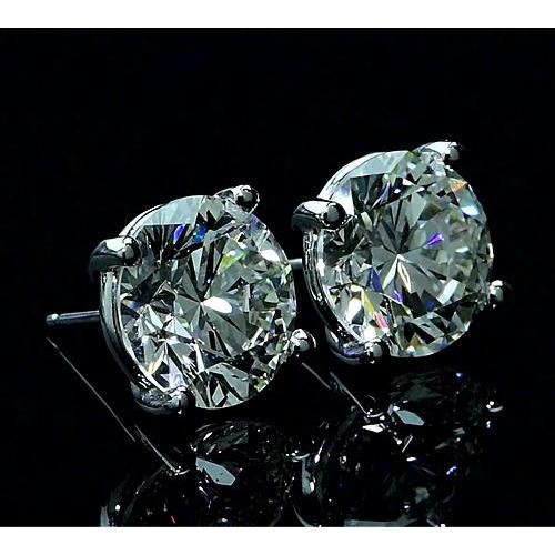 Diamant Ohrstecker 6 Karat Weißgold 14K - harrychadent.ch