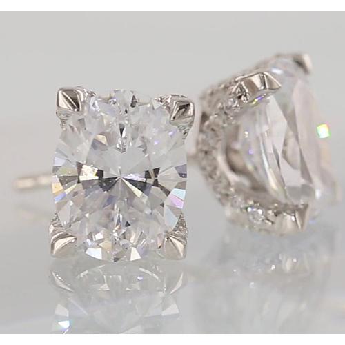 Diamant Ohrstecker Oval 2 Karat - harrychadent.ch