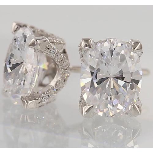 Diamant Ohrstecker Oval 2 Karat - harrychadent.ch