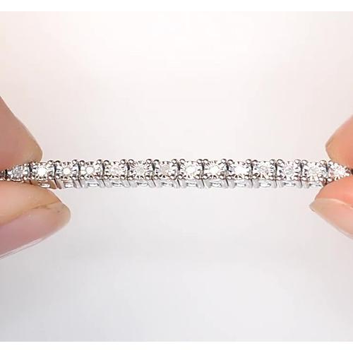 Diamant Tennisarmband Zinken Set 5 Karat F Vs1 Damen Schmuck - harrychadent.ch