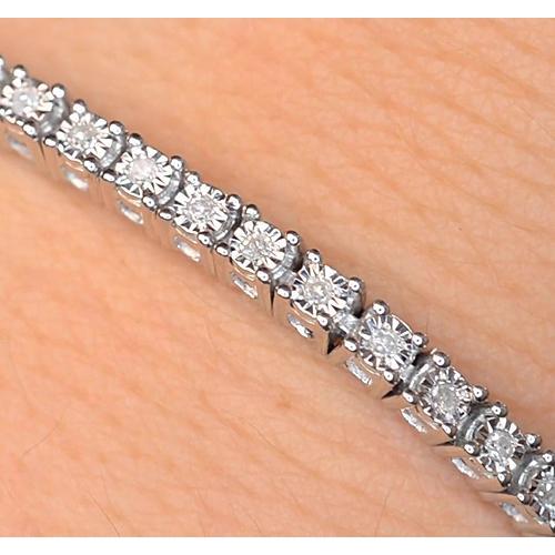 Diamant Tennisarmband Zinken Set 5 Karat F Vs1 Damen Schmuck - harrychadent.ch