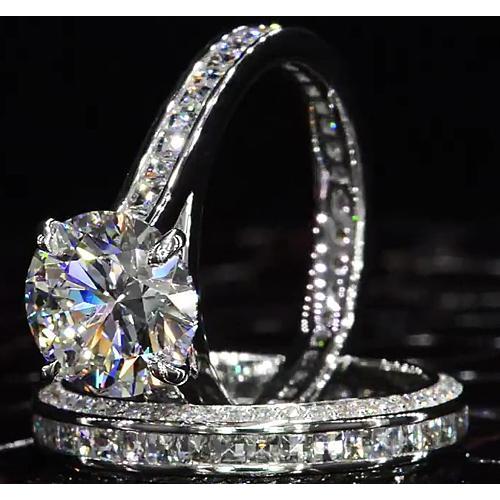 Diamant-Verlobungsring-Set 6 Karat Damenschmuck Neu