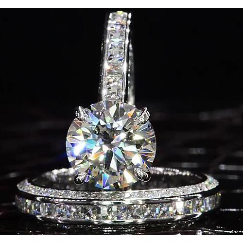 Diamant-Verlobungsring-Set 6 Karat Damenschmuck Neu