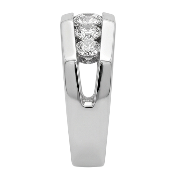 1.40 Karat Echt Diamant Herren Verlobungsring Weißgold 14K