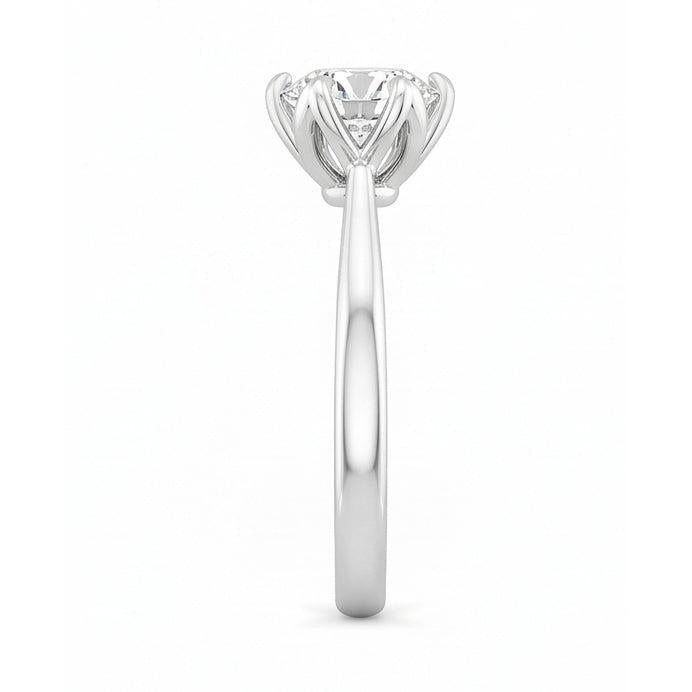 echter round diamant 1.70Karat ring Detailansicht
