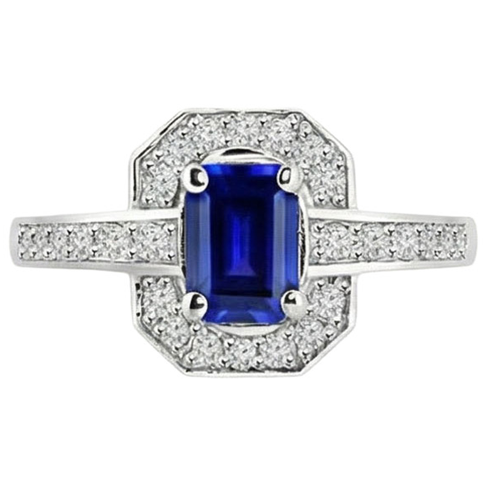echter emerald smaragd 1.70Karat ring Seitenansicht