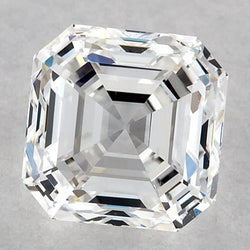 1 Karat Asscher-Diamant, natürlich, aus der Erde gewonnen, lose, F, VS1, sehr guter Schliff
