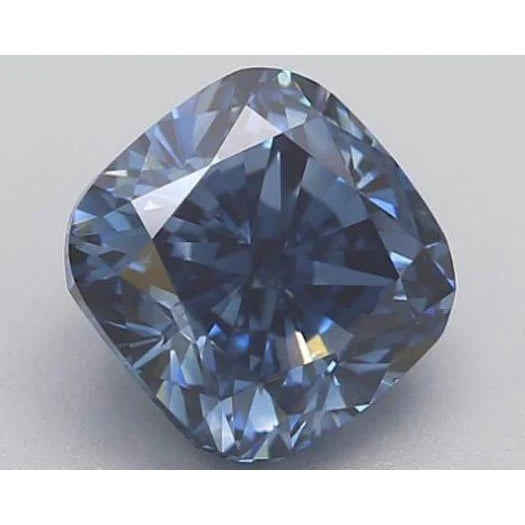 Blauer Saphir Cushion Loose Sapphires Natural in Gold – Frontansicht