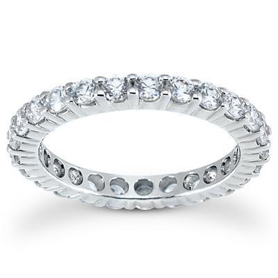 1.25 Kt Runder Natürliche Diamant Eternity Damenarmband Massivgold 14K