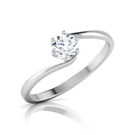 1.25 Kt Solitaire Damen Rundschliff Echt Diamant Ehering