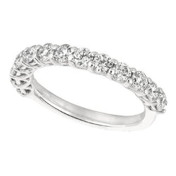 1.30 Karat Runder Brillanter Echt Diamant Jubiläumsband Schmuck Neu