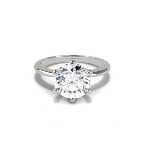 1.50 Karat Runder Echt Diamant Verlobungsring Solitärring Damenschmuck