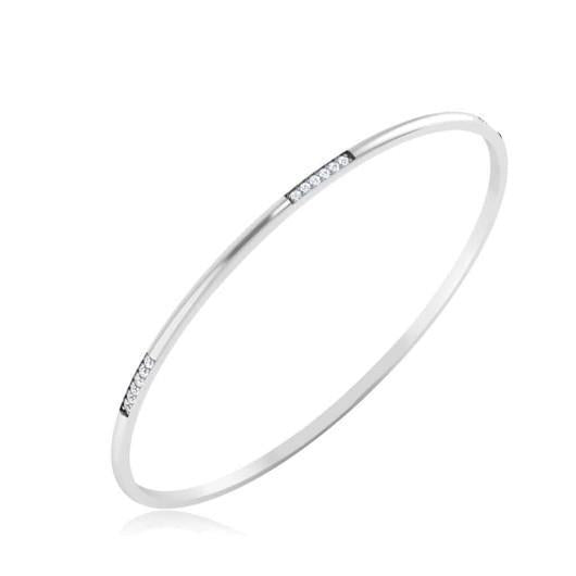 1.80 Ct Natürliche Diamanten Damenarmband Im Rundschliff Weißgold