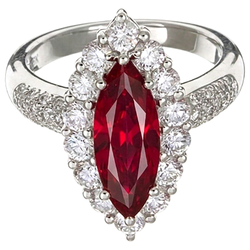 Echter Rubin Ring 10.50 Karat