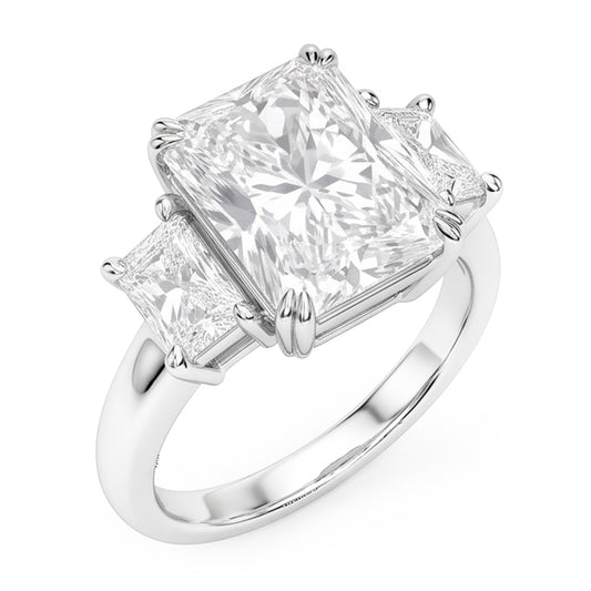 10 Karat Strahlender Natürliche Diamantring