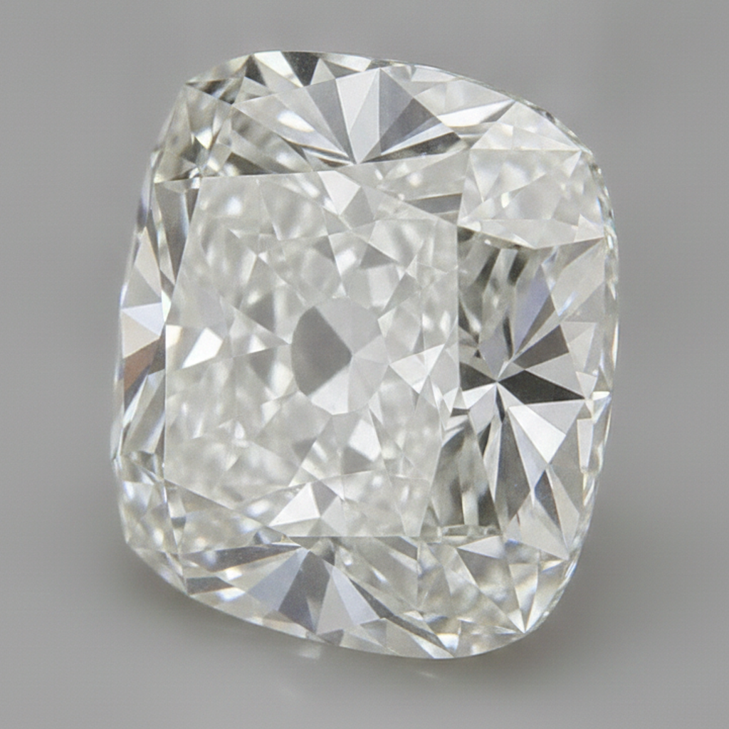 10 Karat Old Mine Kissenschliff Echter Natürlicher Loser Diamant H VS1
