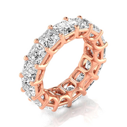 Handgefertigter Edler Diamant Eternity Band 11,25 Karat von