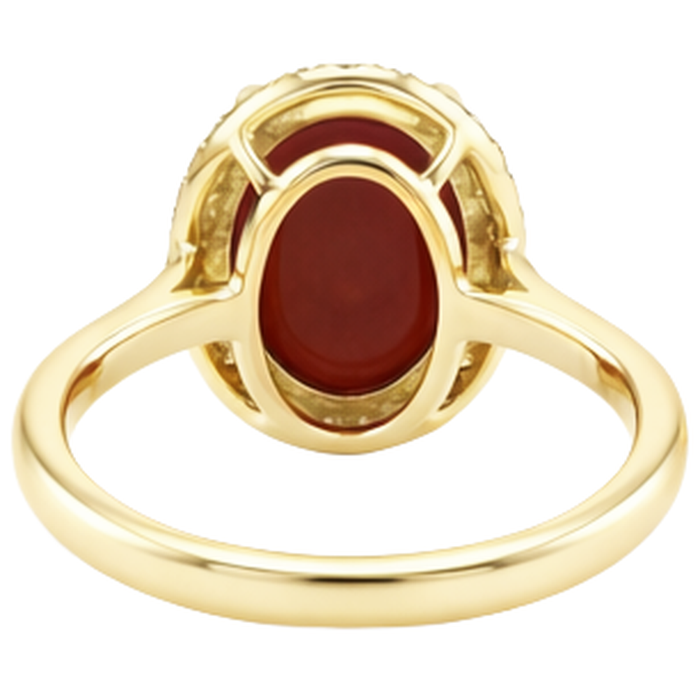 echter oval diamant 12.50Karat ring mit Diamantbesatz