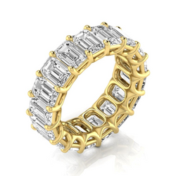 12,75 Karat Diamant Eternity Band in 14K Gelbgold
