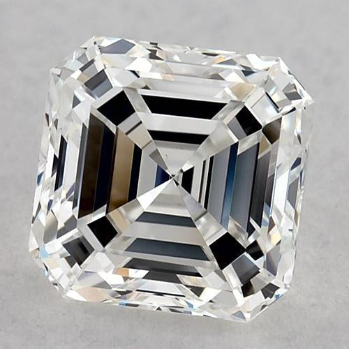 1,25 Karat Asscher-Diamant, lose, Farbe E, VVS1, sehr guter Schliff