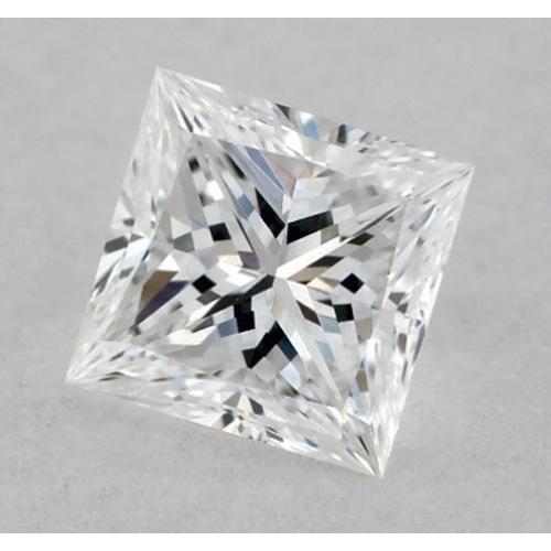 1,25 Karat Prinzessschliff, lose, F, VVS1, exzellenter Schliff